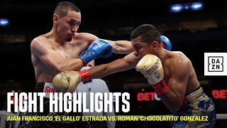 HIGHLIGHTS  Juan Francisco El Gallo Estrada vs Roman Chocolatito Gonzalez [upl. by Aradnahc]