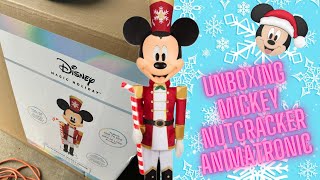 Unboxing The Mickey Mouse Nutcracker  Disney Christmas Decor [upl. by Ahsienet]