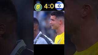 Ronaldo Revenge 🥵🥶  Al nassr 🆚 Israel  40  big fight imaginary Highlights  shorthighlight [upl. by Adabel]