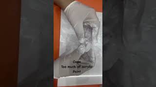 Marbling with Cernit translucent clay 🫶diy polymerclay craft cernit handmade [upl. by Onateyac]