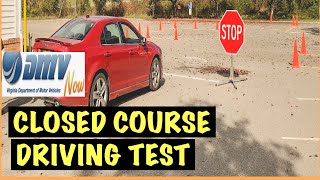 2022 NEW DMV VIRGINIA CLOSED COURSE DRIVING TEST FOR PEOPLE WHO NEEDS INTERPRETER  HOW TO PASS [upl. by Vincentia]