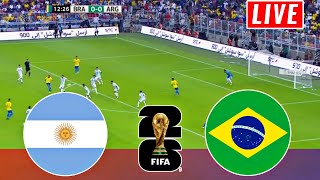 Argentina vs Brazil Live Score Ruslt football  FIFA World Cup Qualifiers  আর্জেন্টিনা বনাম ব্রাজিল [upl. by Jae413]