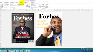 Microsoft Publisher 01 How to create a magainze cover in Publisher [upl. by Acimot]