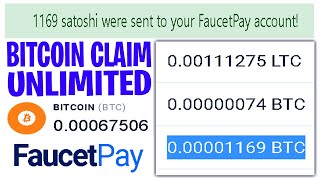 Highest Paying Free Bitcoin Faucet  No Timer [upl. by Eibor769]