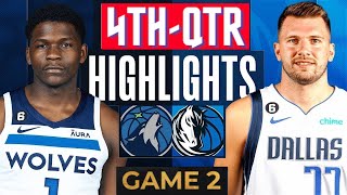 Minnesota Timberwolves vs Dallas Mavericks  Game 2 Highlights 4thQTR  WCF  2024 NBA Playoffs [upl. by Suk544]