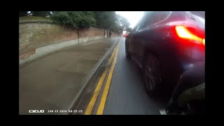 EU22LTE BMW X1 cycle lane cut up Essex Police result Course or Conditional Offer [upl. by Aivatahs962]