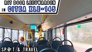 Busrit door Leeuwarden  Friese Citea XLE145  Lijn 66  Onride Arriva Citea XLE145  17102024 [upl. by Tisbee]