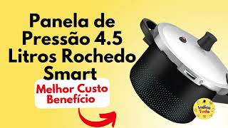 Panela de Pressão 45 Litros Rochedo Smart Fechamento Externo Preta Qual Panela Comprar [upl. by Niwrad]