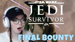 DAAAAMN Star Wars Jedi Survivor FINAL BOUNTY MISSION  CAMEO  REACTION [upl. by Leamiba919]