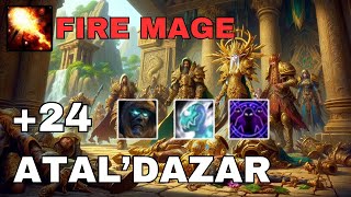 24 AtalDazar Tyrannical  Fire Mage [upl. by Nnahs]