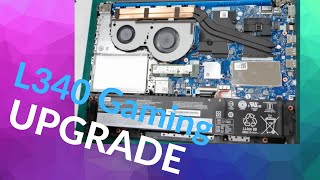 How to upgrade Lenovo L340 Gaming 2020RAM UpgradeSpecsDisassembly [upl. by Fryd991]