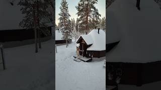 Winter in Lapland 🤍 Dreaming about these magical moments lapland snow snow [upl. by Killion]