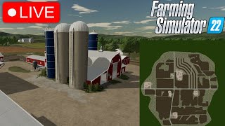 AUTUMN OAKS FS22 FIRST LOOK Live  Westby Wisconsin 4x  Farming Simulator 22 [upl. by Neirual]