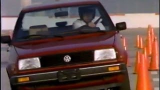 1986 VW GOLF and Jetta Mk2 vs competition VHS Showroom Tape [upl. by Alia]