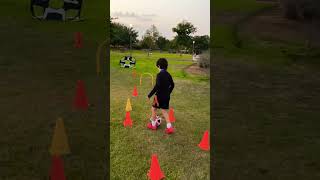 5 Year old week 6 Football training [upl. by Parthena]