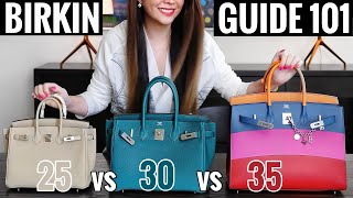 HERMES BIRKIN 25 vs 30 vs 35  Sellier vs Retourne  In Depth Comparison amp Review Watch B4 Buying [upl. by Hicks]