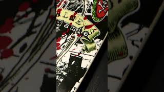 FREESTYLE skateboard deck  JAMIE CHALMERS skeletal pirate 725quot x 28quot [upl. by Milt146]