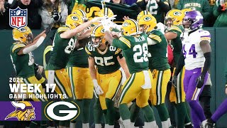 Minnesota Vikings vs Green Bay Packers  2022 Week 17 Game Highlights [upl. by Suired]