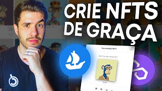 🔵 COMO CRIAR E VENDER NFTS NA OPENSEA DE GRAÇA [upl. by Valle886]