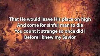 My Savior My God  Aaron Shust with lyrics [upl. by Anneuq]