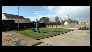 22mm Cut With Tartan Pattern lawn landscaping mowing stripes reelmower [upl. by Rima]