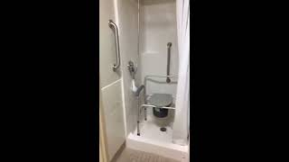 How to use shower in hospital in USA vdo 12 [upl. by Llenwad]