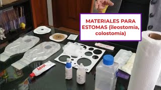 MATERIALES PARA ESTOMAS ileostomía colostomía [upl. by Genesia]