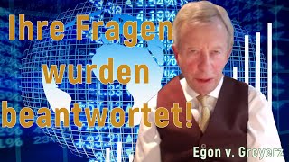 Egon von Greyerz interview  Your questions have been answered [upl. by Meelas792]