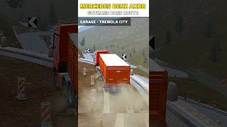 Mercedes Benz axor gothard pass gameplay Offroad truckers of Europe 3 [upl. by Allemap]