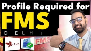 FMS Delhi Selection Criteria  Profile and Academics required to get in FMS  FMS Stage 1 Criteria [upl. by Moses]