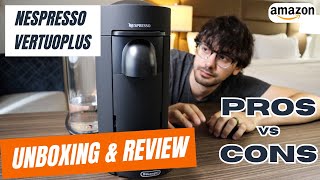 Nespresso VertuoPlus Coffee Machine Review amp Unboxing in under 2 minutes  Amazoncom [upl. by Figone]