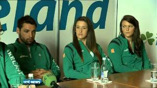 Irish Olympic Swimming Team Presentation [upl. by Hurlbut]