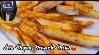 Air Fryer French Fries Recipe  CRISPY Homemade French Fries [upl. by Adamski]