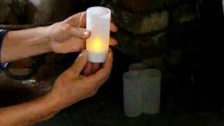 LED Flicker Effect Candles  Demo [upl. by Ecilahc]