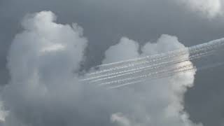 RAF WADDINGTON RED ARROWS DOING THERE DISPLAY OVER AIRBASE ON 03102024 [upl. by Pancho248]