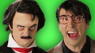 Stephen King vs Edgar Allan Poe Behind the Scenes of Epic Rap Battles of History [upl. by Taddeo]