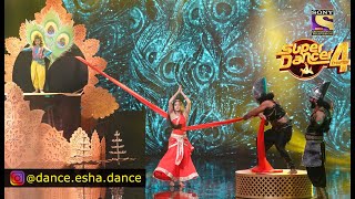 Performance  Esha Mishra amp Sonali  Dropdi Vastra Haran Katha  Mahabharat  Super Dancer 4 Sony TV [upl. by Emilia]