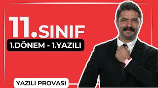 11SINIF  1Dönem 1Yazılı Provası  Türk Dili ve Edebiyatı Dersi [upl. by Yelad]