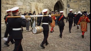 Ceremony of the Constables Dues Tower of London 360th anniversary celebrations UK 14March2024 [upl. by Yenalem551]