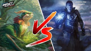 Temur Prowess Chris VS Izzet Wizards Jack PAPER  Modern FNM at Impact Gaming Center [upl. by Xyla506]