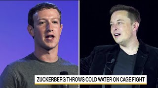 Mark Zuckerberg Says there will be no cage fight with Xs Elon Musk [upl. by Eek]