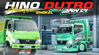 HINO DUTRO ENGKEL DRAG ala NEW MANJA ETS2 [upl. by Yrok]