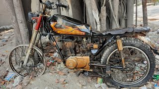 Honda CG 125 Full Restoration  Rusty Honda CG 125 2014 Model Full Restoration [upl. by Minsk]