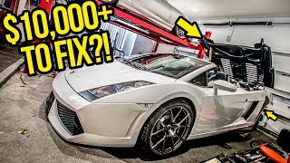 My Cheap Lamborghinis Expensive Convertible Roof Is Broken For A STUPID Reason [upl. by Norean]