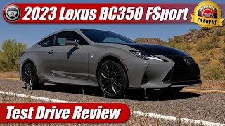 2023 Lexus RC350 FSport AWD Test Drive Review [upl. by Ssor775]