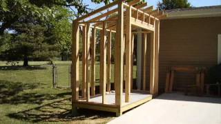 How To Build a LeanTo Style Storage Shed [upl. by Cnut]