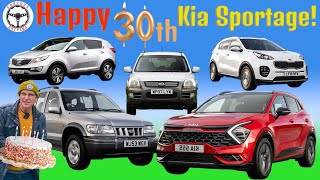 30 Years of Kia Sportage All 5 generations driven [upl. by Enilarac]