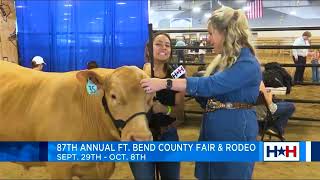 Fort Bend County Fair Houston Happens on WB39TV [upl. by Nnewg]