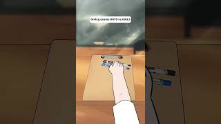 Boys vs girls exams animation memes funny [upl. by Lezlie]