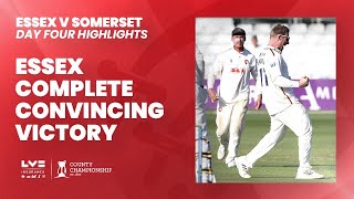 Essex v Somerset Day Four Highlights [upl. by Merri]